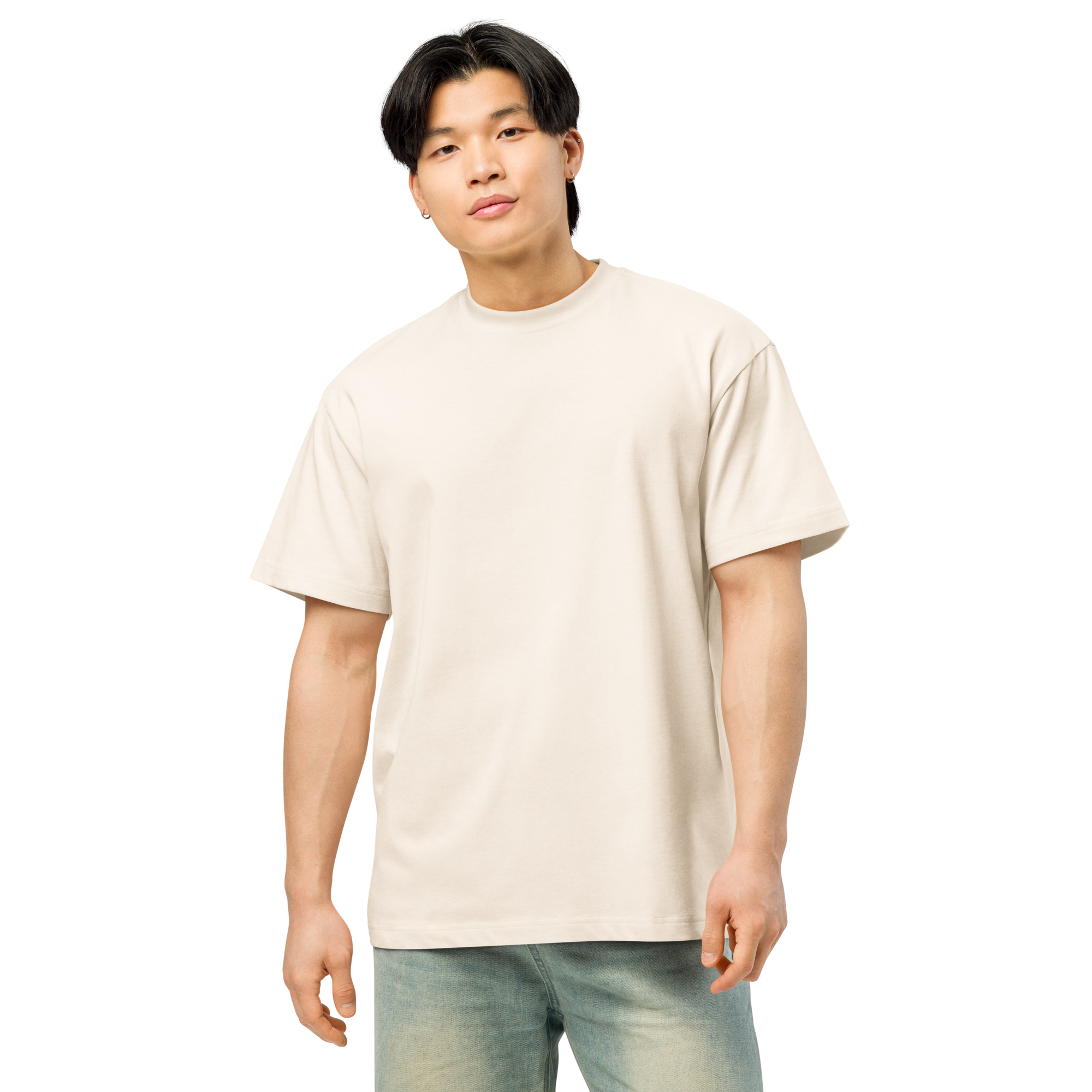 Camiseta Momento Racing Beige Boxy Fit