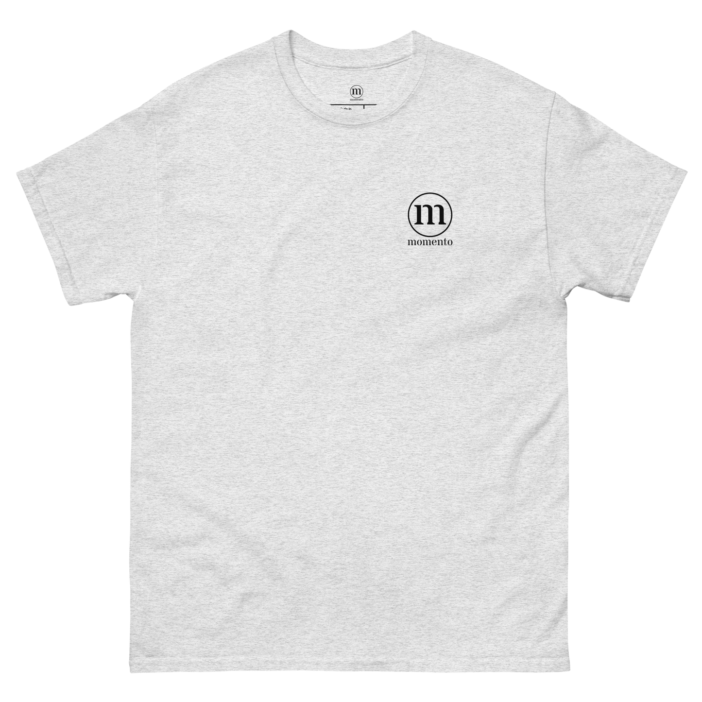 Camiseta Manga Corta Gris Classic Momento