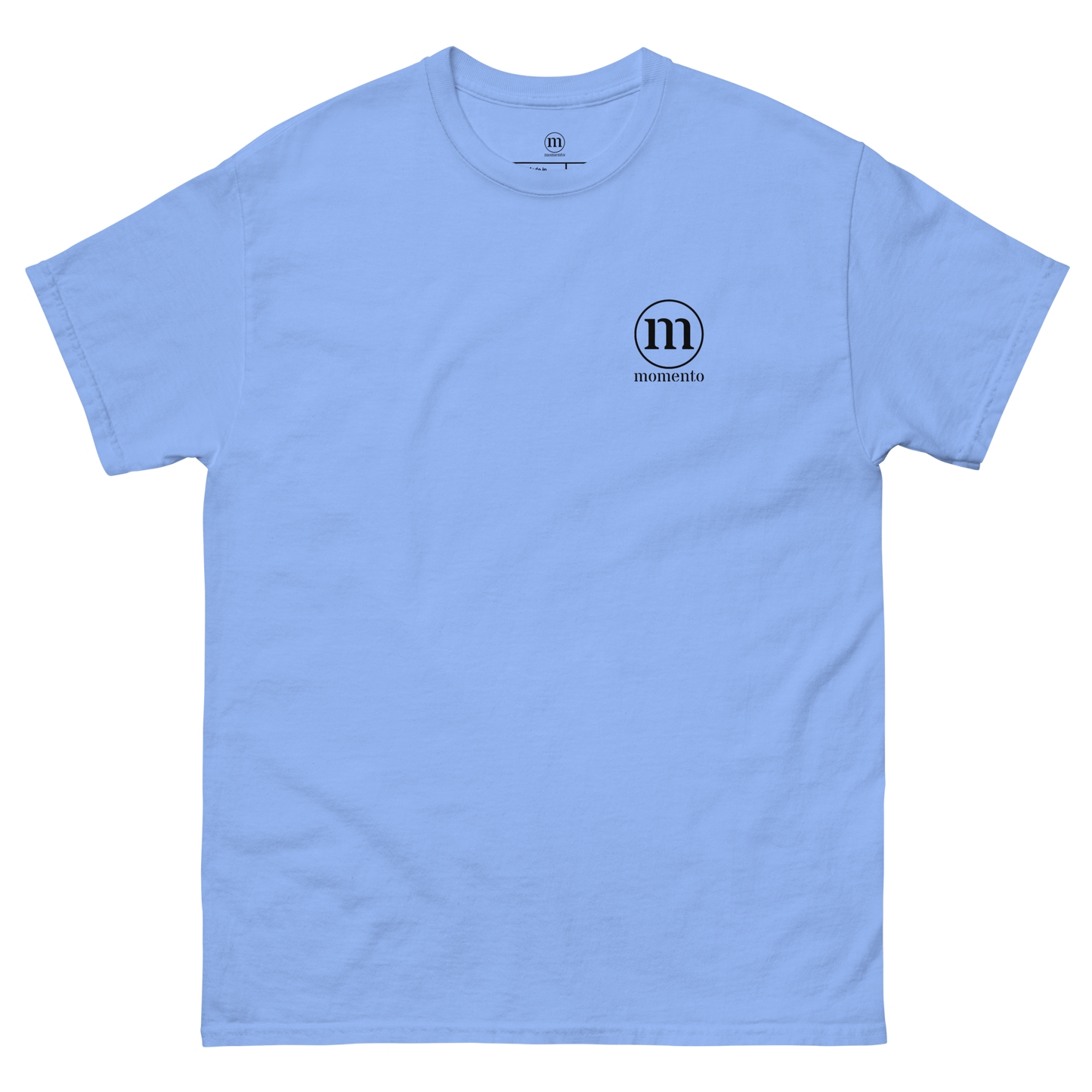 Camiseta Manga Corta Azul Classic Momento