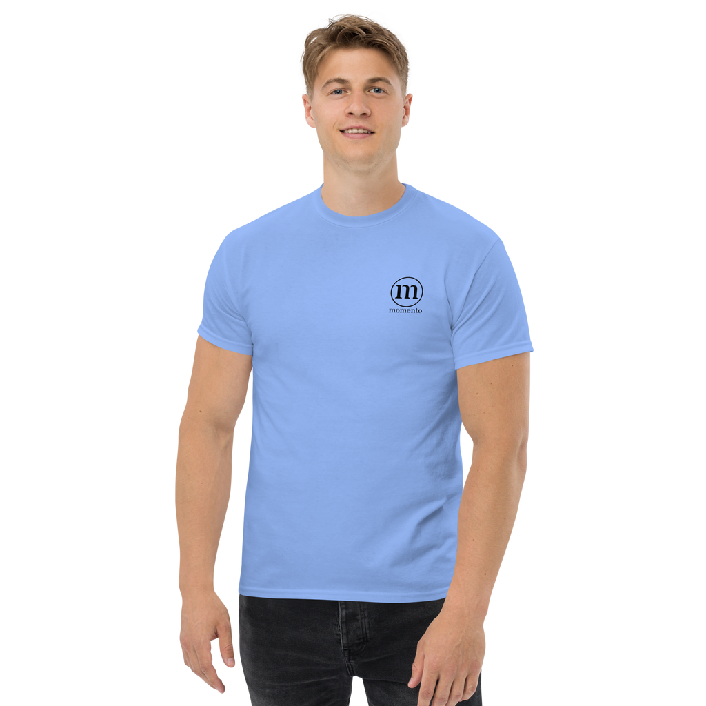 Camiseta Manga Corta Azul Classic Momento