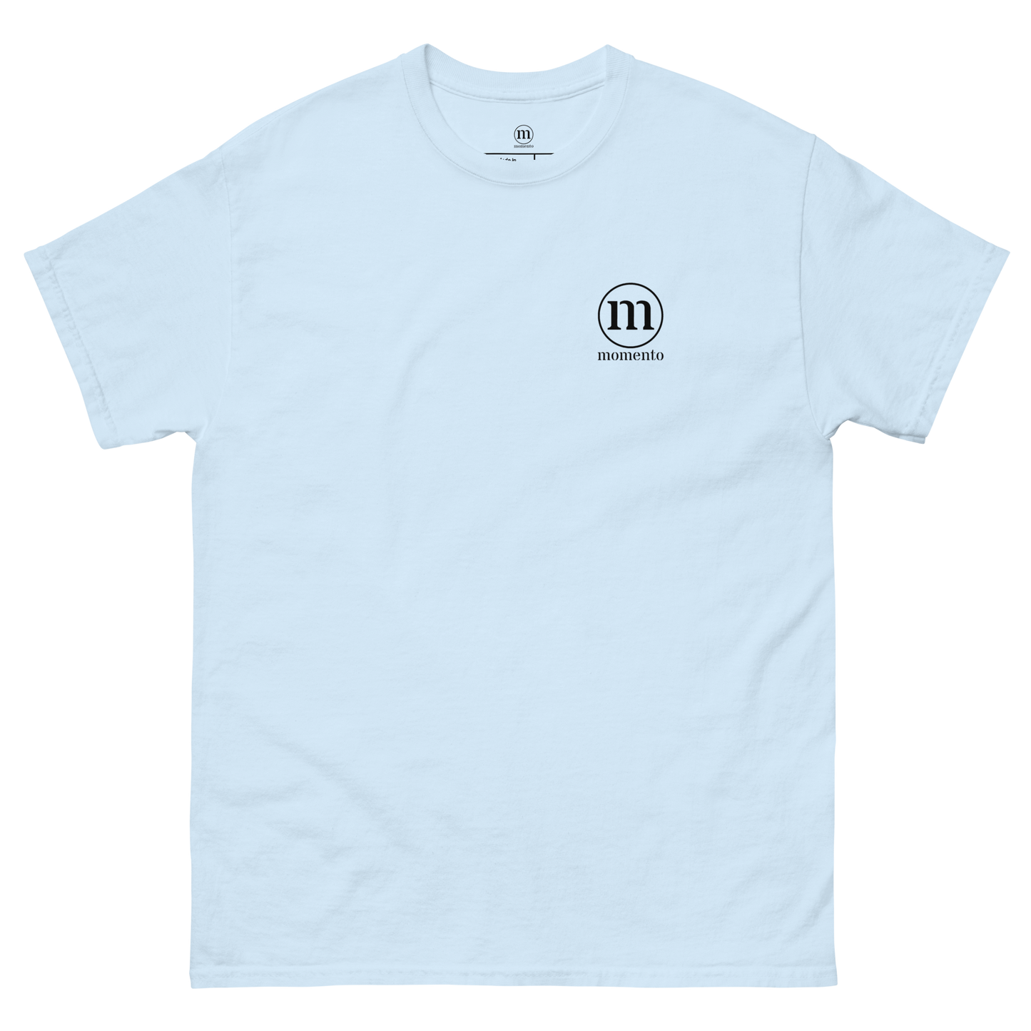 Camiseta Manga Corta Azul Classic Momento
