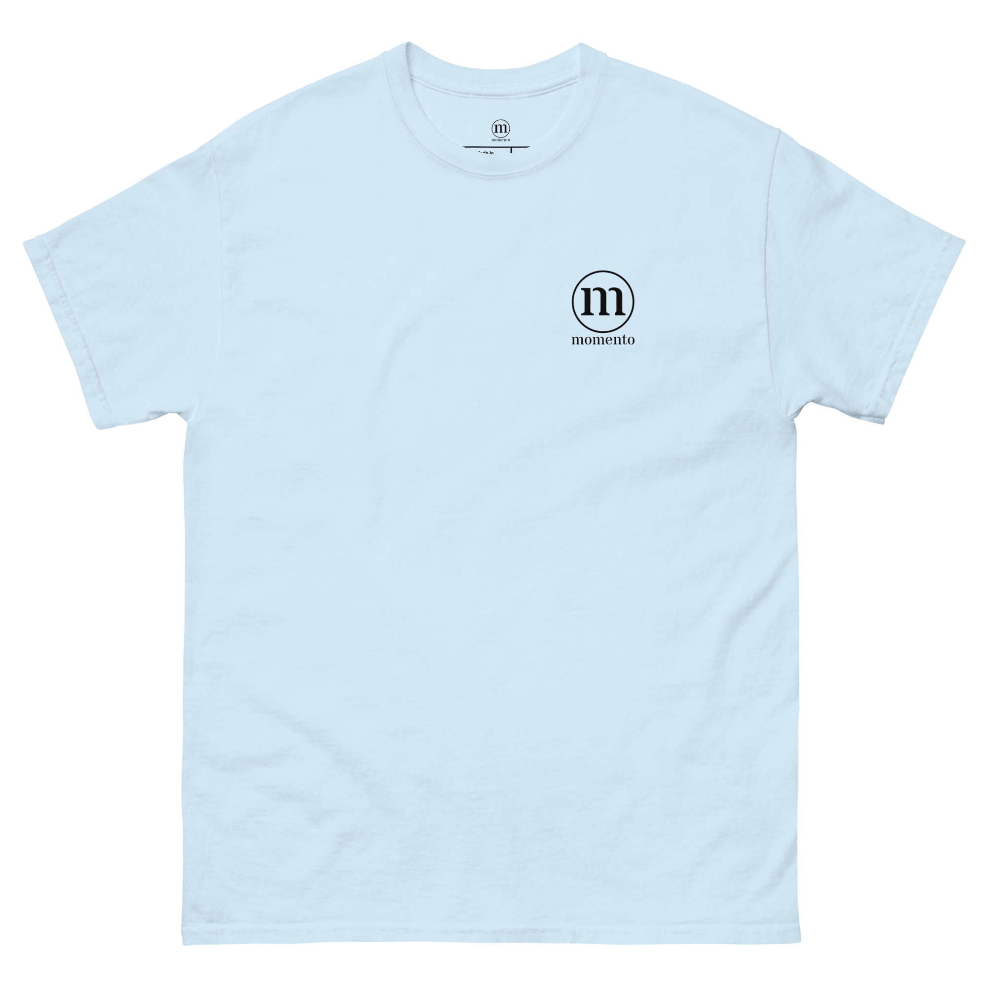 Camiseta Manga Corta Azul Classic Momento
