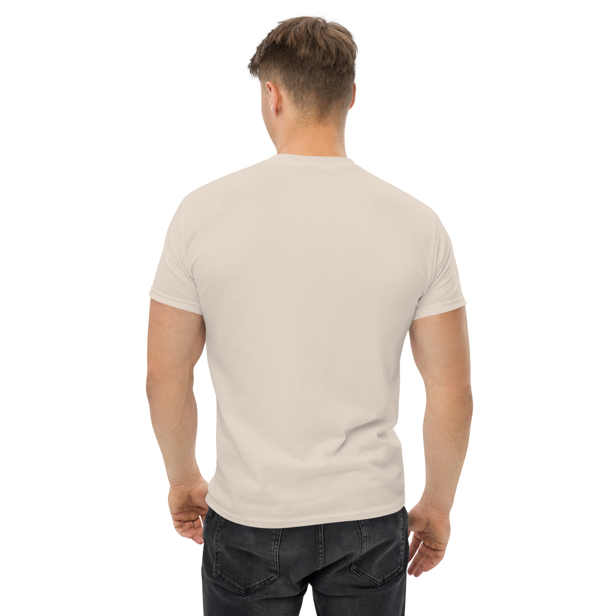 Camiseta Manga Corta Beige Classic Momento