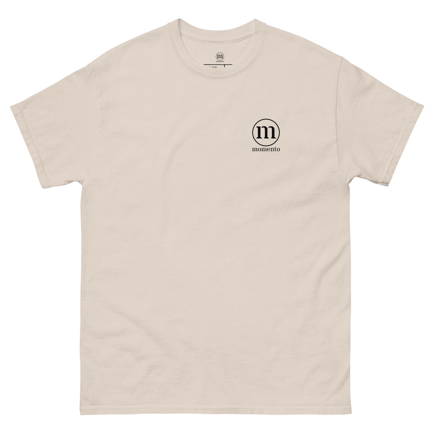 Camiseta Manga Corta Beige Classic Momento