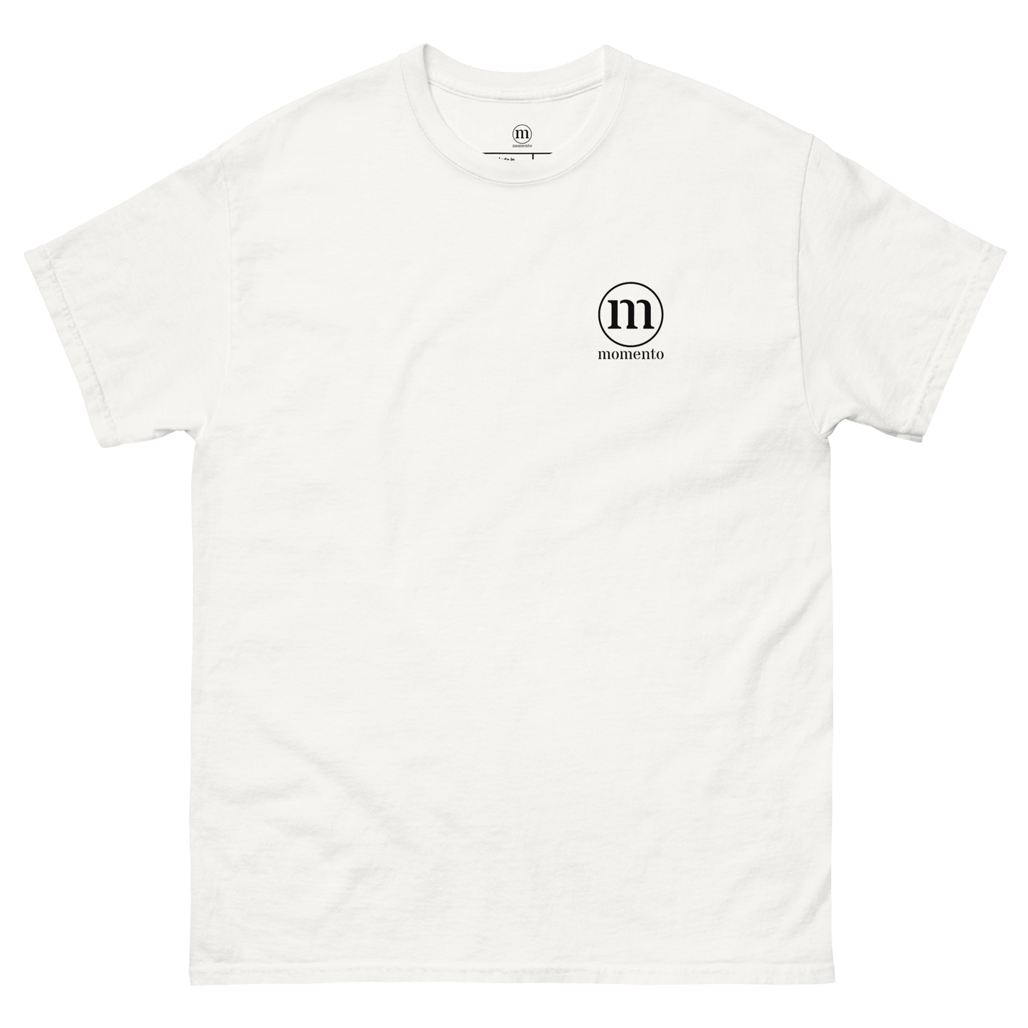 Camiseta Manga Corta Blanca Classic Momento