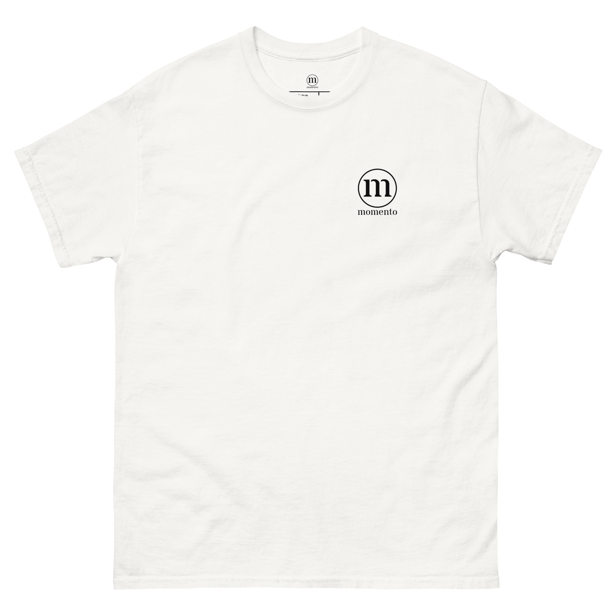 Camiseta Manga Corta Blanca Classic Momento