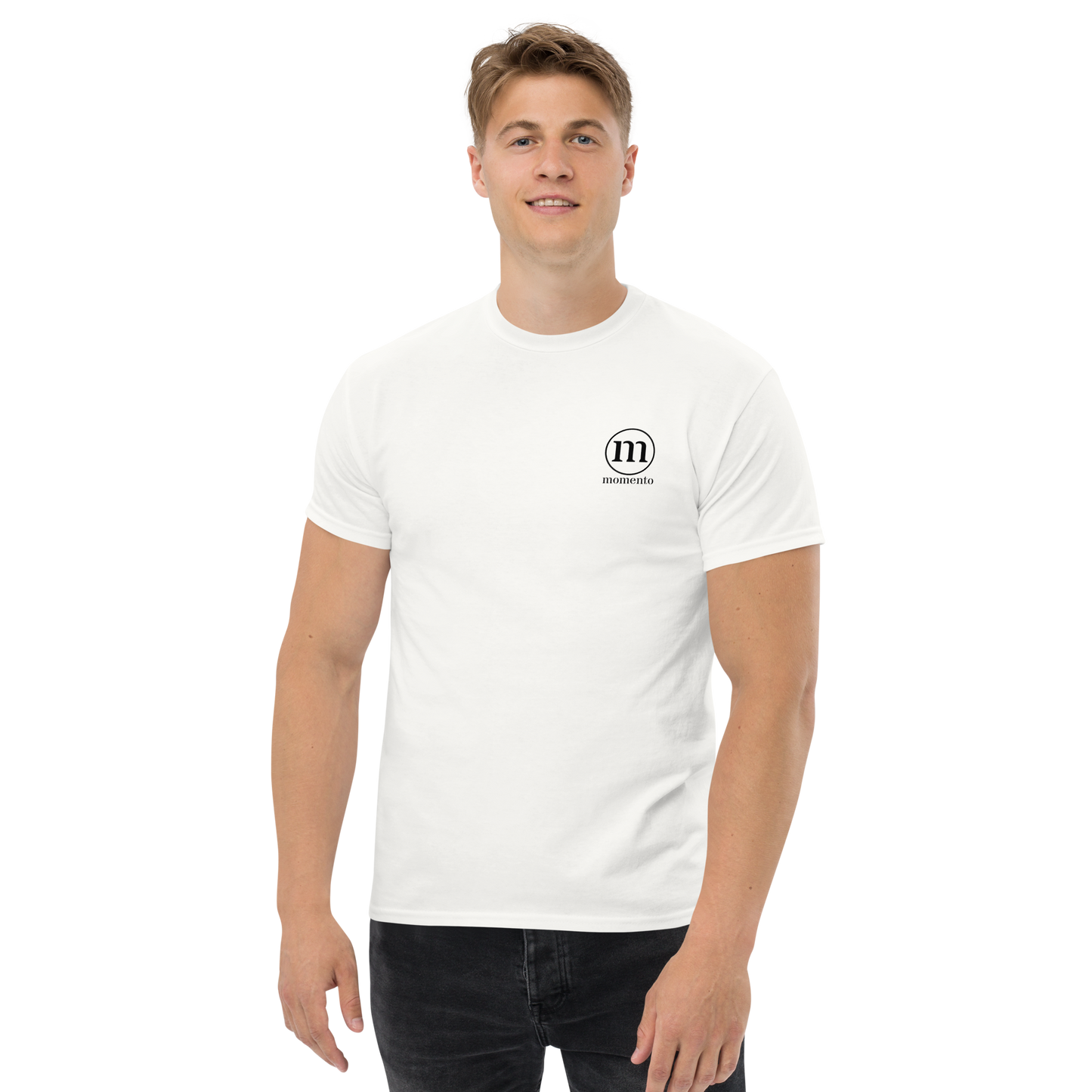 Camiseta Manga Corta Blanca Classic Momento