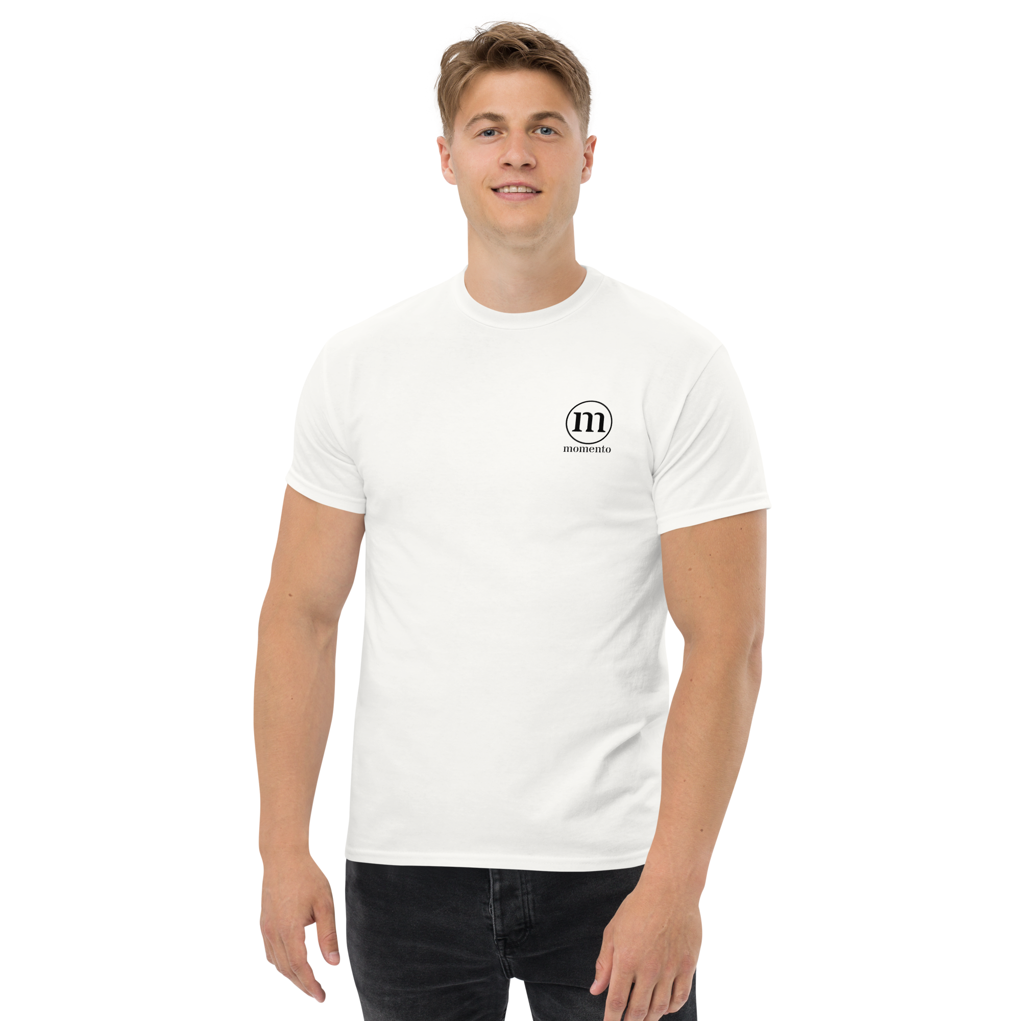Camiseta Manga Corta Blanca Classic Momento