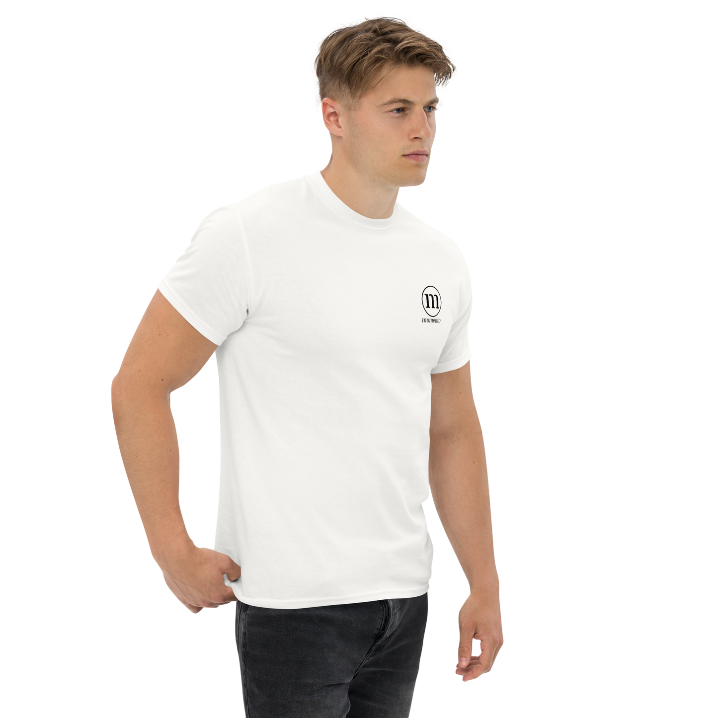 Camiseta Manga Corta Blanca Classic Momento