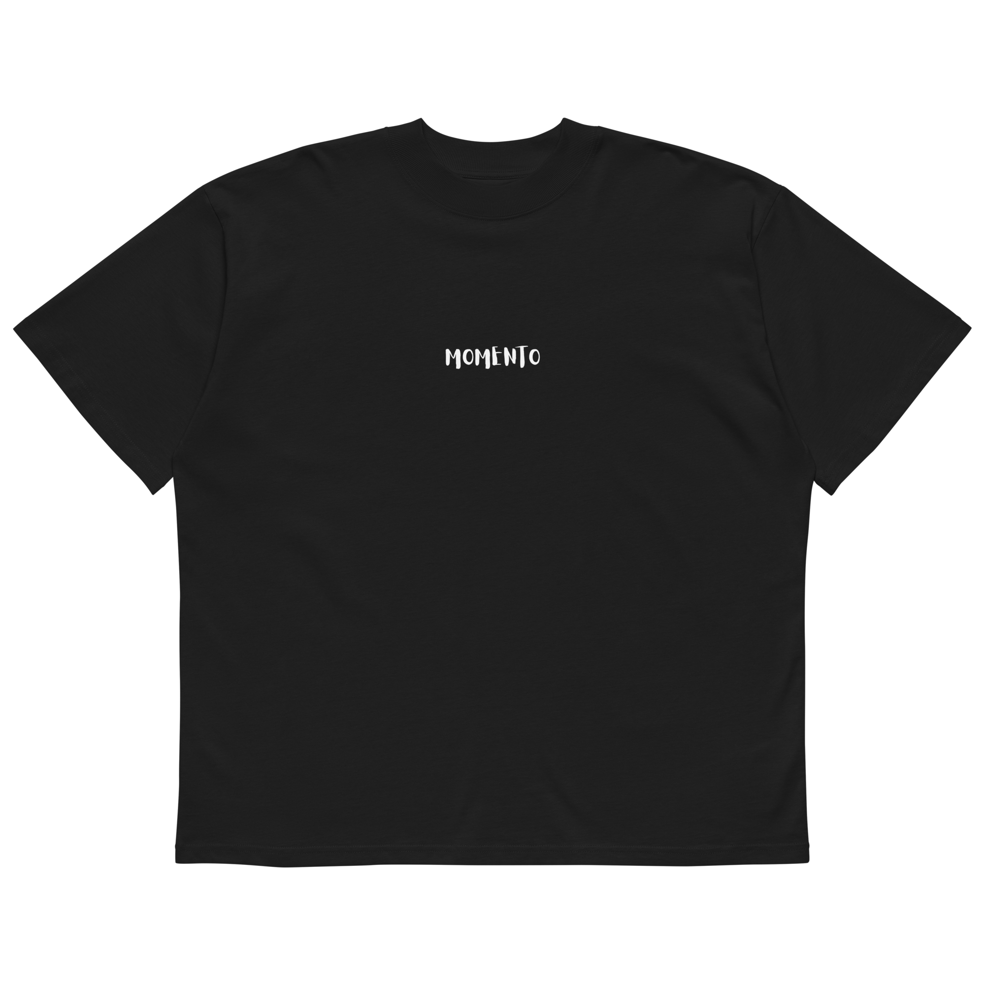 Camiseta Oversize Momento Focussed Negra Hombre