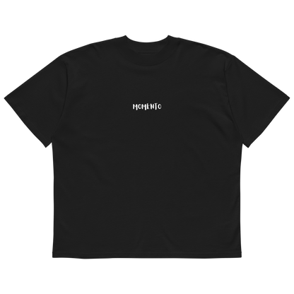 Men's Oversized Focused Moment Black T-Shirt