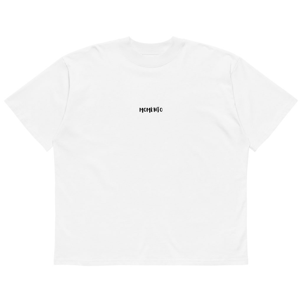 Camiseta Oversize Momento Focussed Blanca Hombre