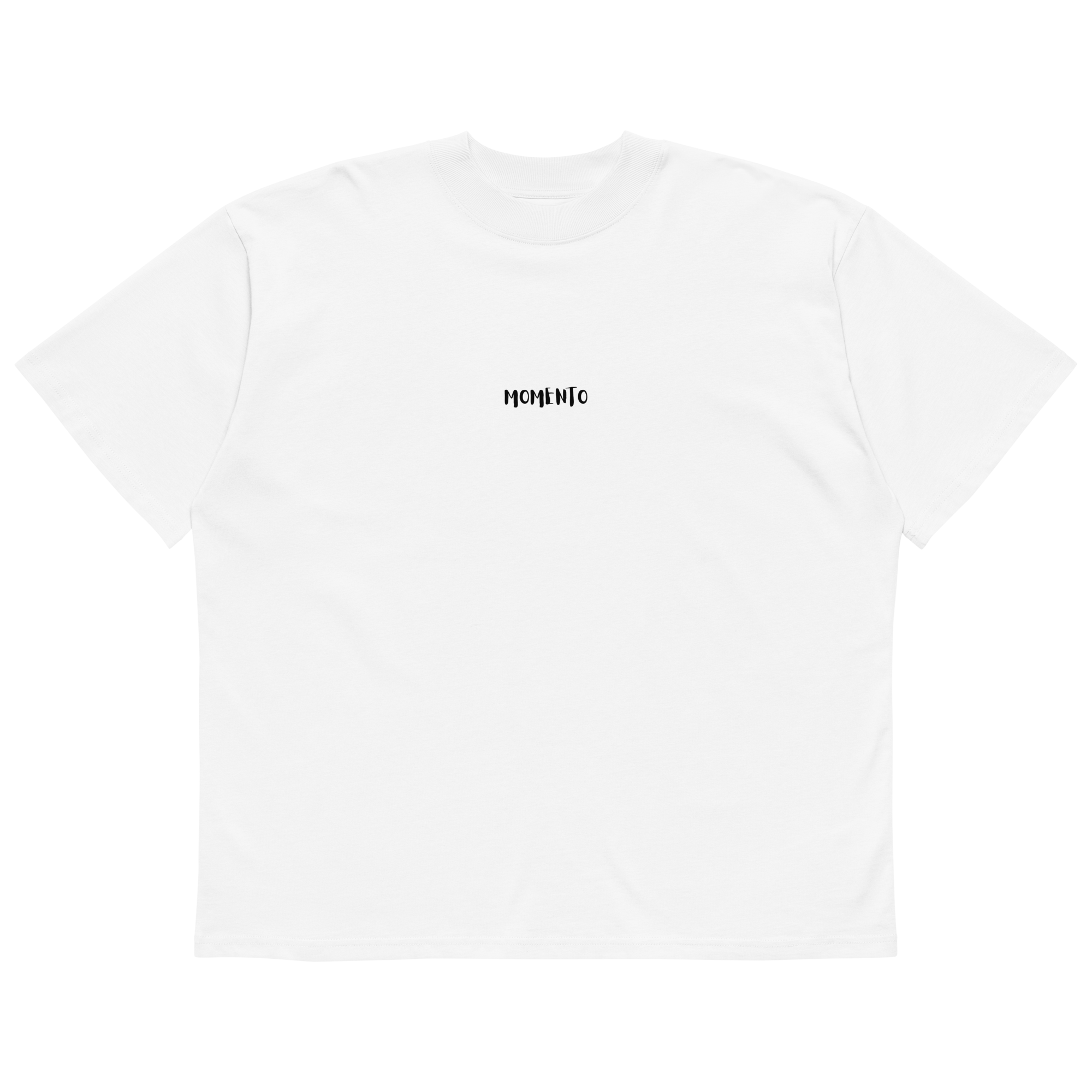 Camiseta Oversize Momento Focussed Blanca Hombre