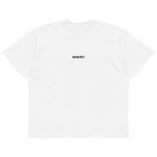 Camiseta Oversize Momento Focussed Blanca Hombre